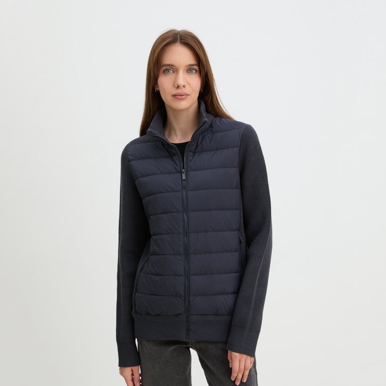 

Куртка женская Maison David MLY23-0606-1W синяя XS, Синий, MLY23-0606-1W