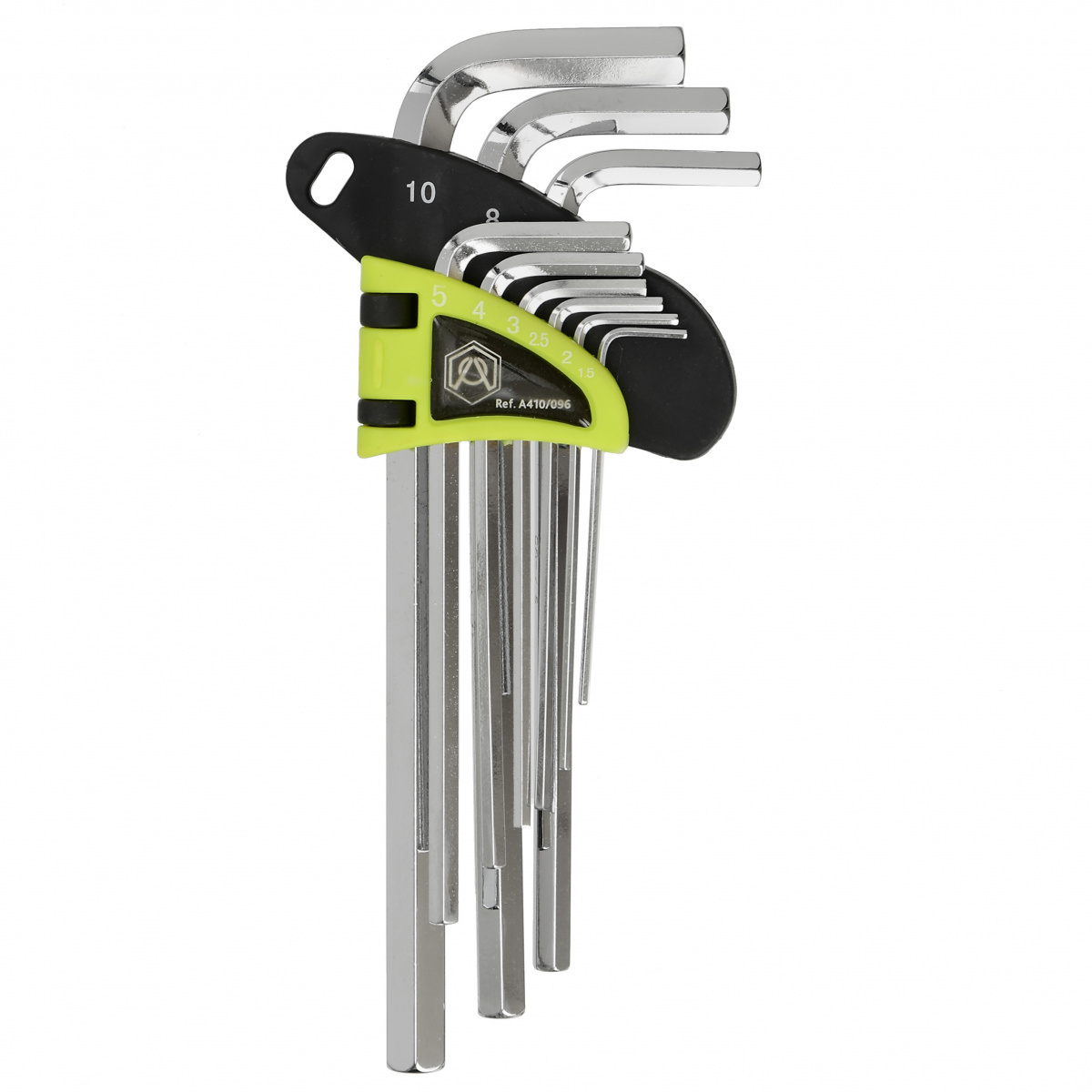 Набор шестигранных ключей 1.5-10 мм, 9 шт. Armero, A410/096, длинные