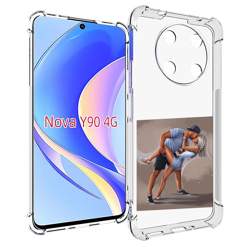 

Чехол MyPads девушка с парнем танцуют женский для Huawei Nova Y90 (CTR-LX1) / Enjoy 50 Pro, Tocco