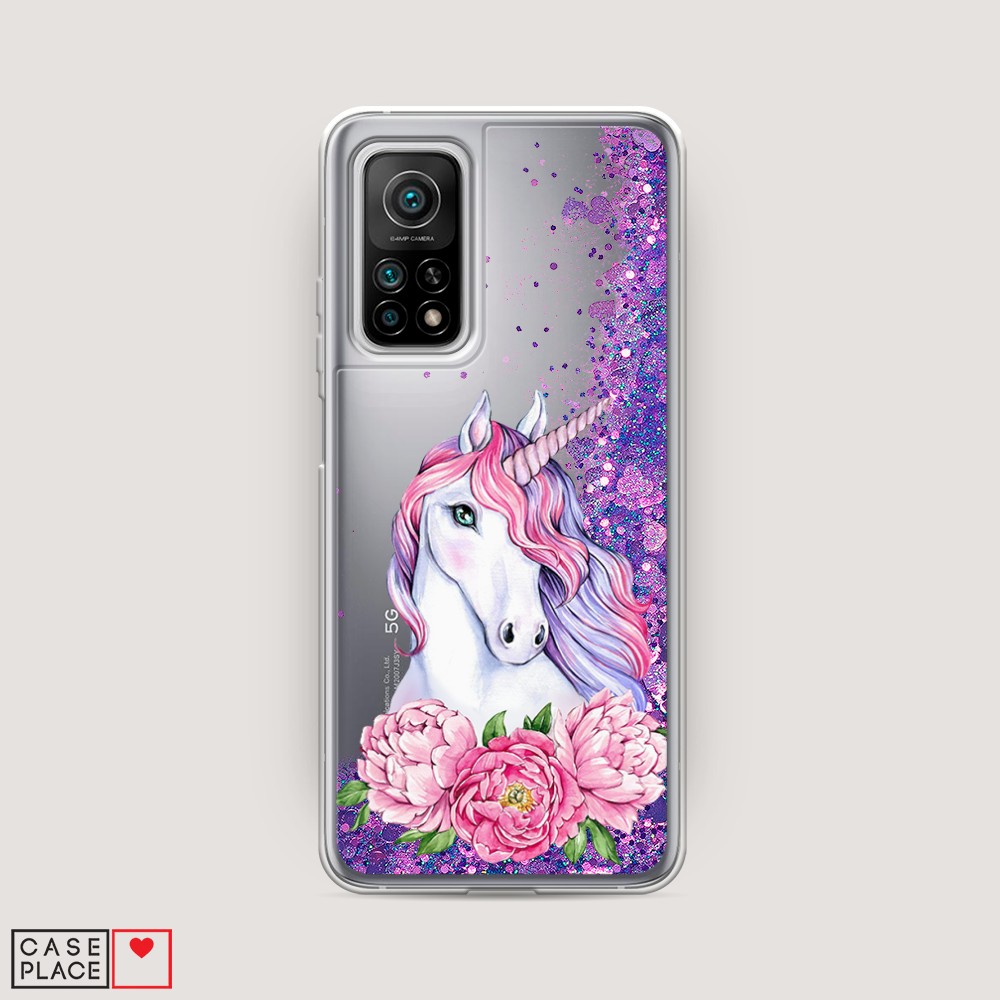

Чехол Awog на Xiaomi Mi 10T "Единорог с пионами", Разноцветный, 39392-1