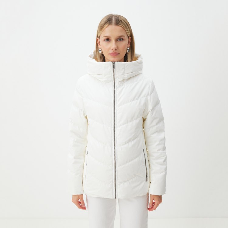 

Куртка женская Maison David MLY23-0607W белая XS, Белый, MLY23-0607W