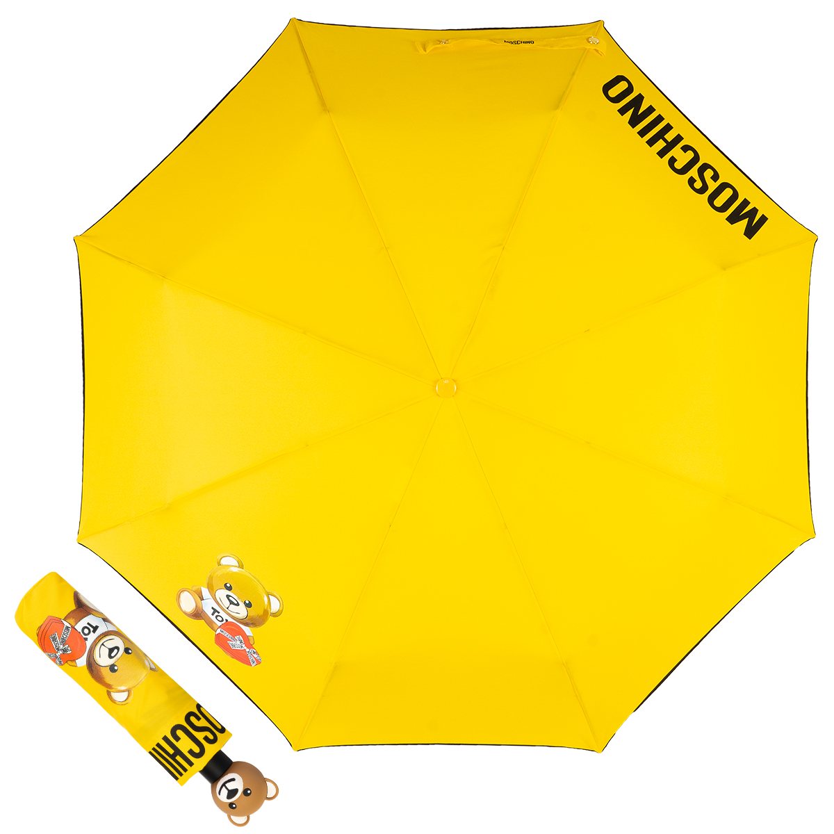 фото Зонт женский moschino 8080-ocu yellow