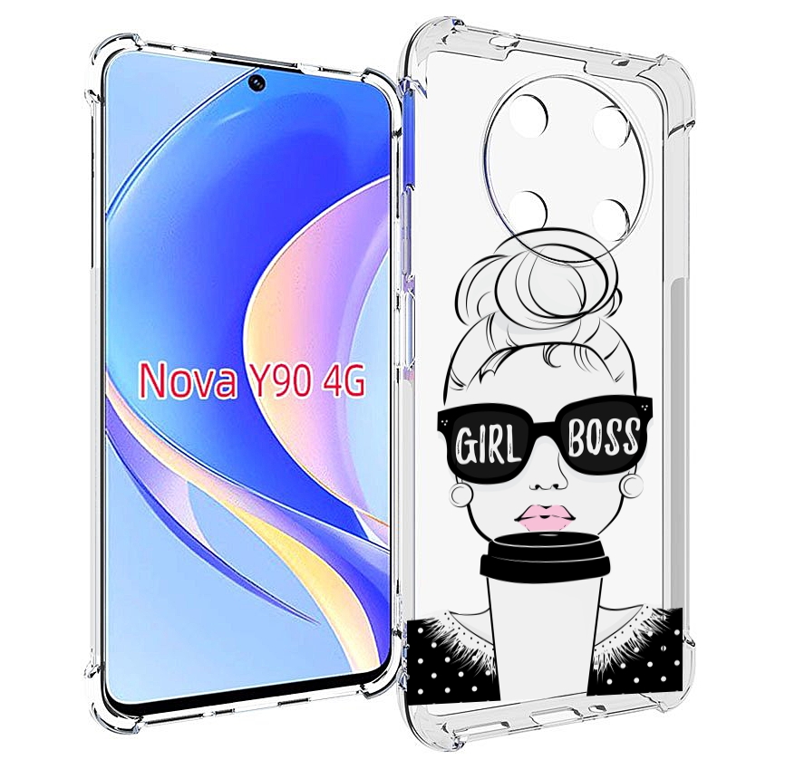 

Чехол MyPads девушка-босс женский для Huawei Nova Y90 (CTR-LX1) / Enjoy 50 Pro, Tocco