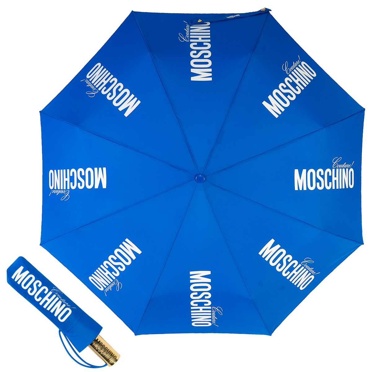 фото Зонт женский moschino 8730-ocf blue