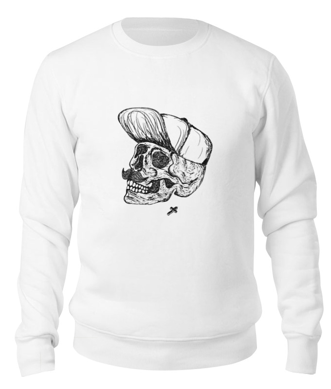 

Свитшот Printio Dead hipster белый 2XL, Dead hipster