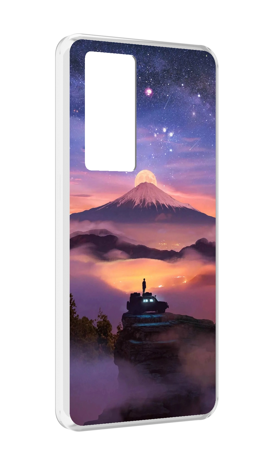 

Чехол MyPads ночь-в-горах для Realme GT Master Explorer Edition, Прозрачный, Tocco