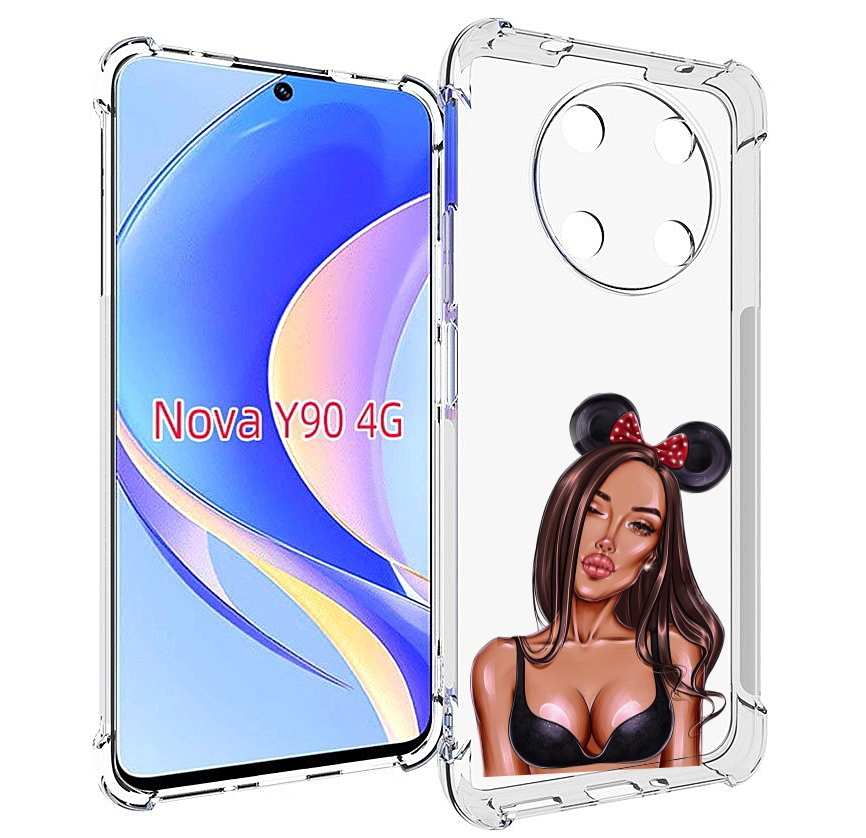 

Чехол MyPads девушка-в-купальнике-с-ушками женский для Huawei Nova Y90 (CTR-LX1), Tocco