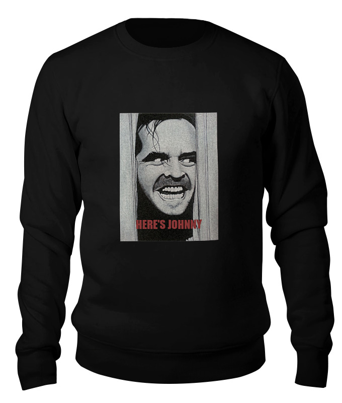 

Свитшот Printio Here's johnny черный 2XL, Here's johnny