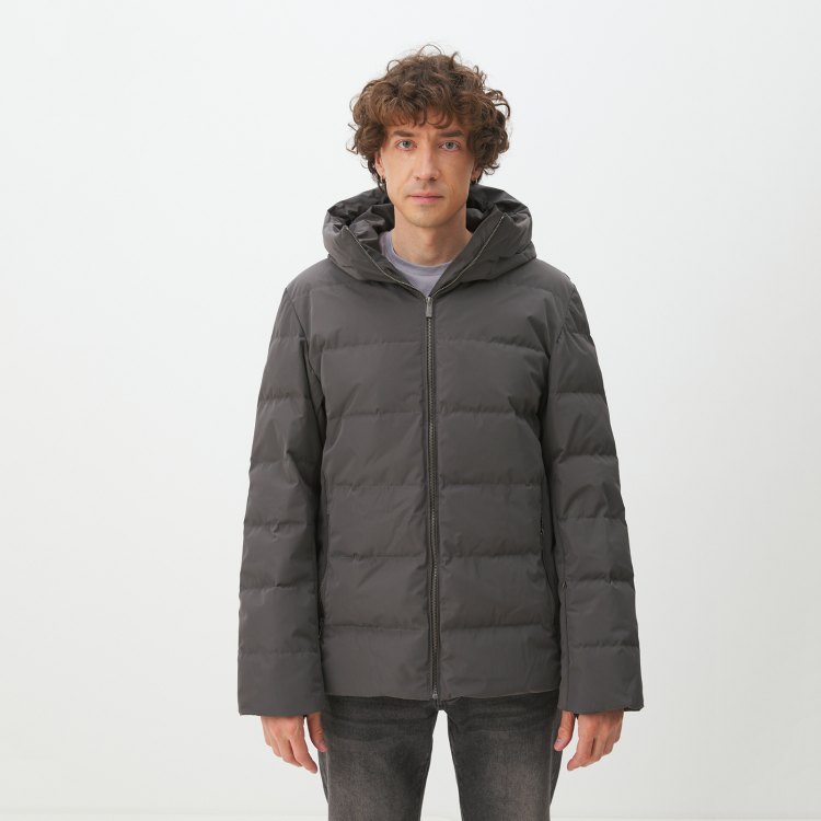 

Куртка мужская Maison David MLY23-0607M серая XL, Серый, MLY23-0607M