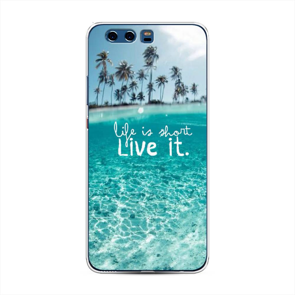 

Чехол Awog на Huawei P10 Plus "Live it", Разноцветный, 62350-7