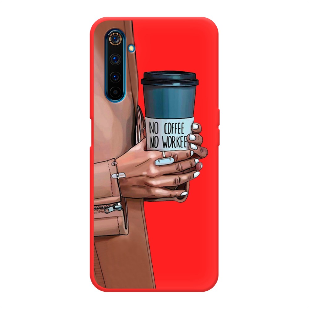 

Чехол Awog на Realme 6 Pro "No coffee", Разноцветный, 252853-1