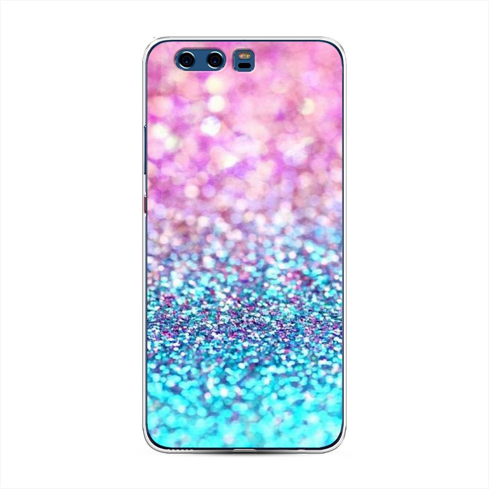 

Чехол Awog "Розово-голубые глиттеры рисунок" для Huawei P10 Plus