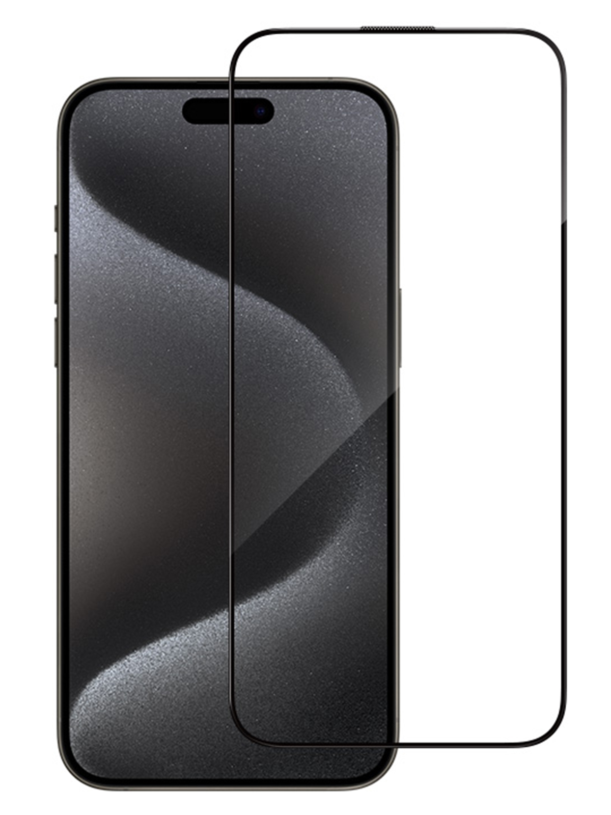 

Защитное стекло BlueO для iPhone 15 Pro Max Corning Anti-Static Black