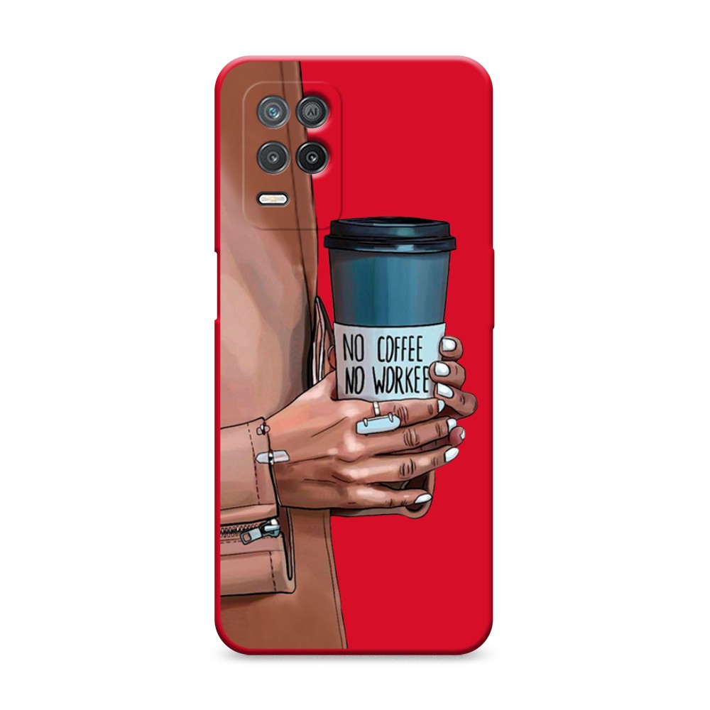 

Чехол Awog на Realme 8 5G/Narzo 30 5G "No coffee", Разноцветный, 257053-1