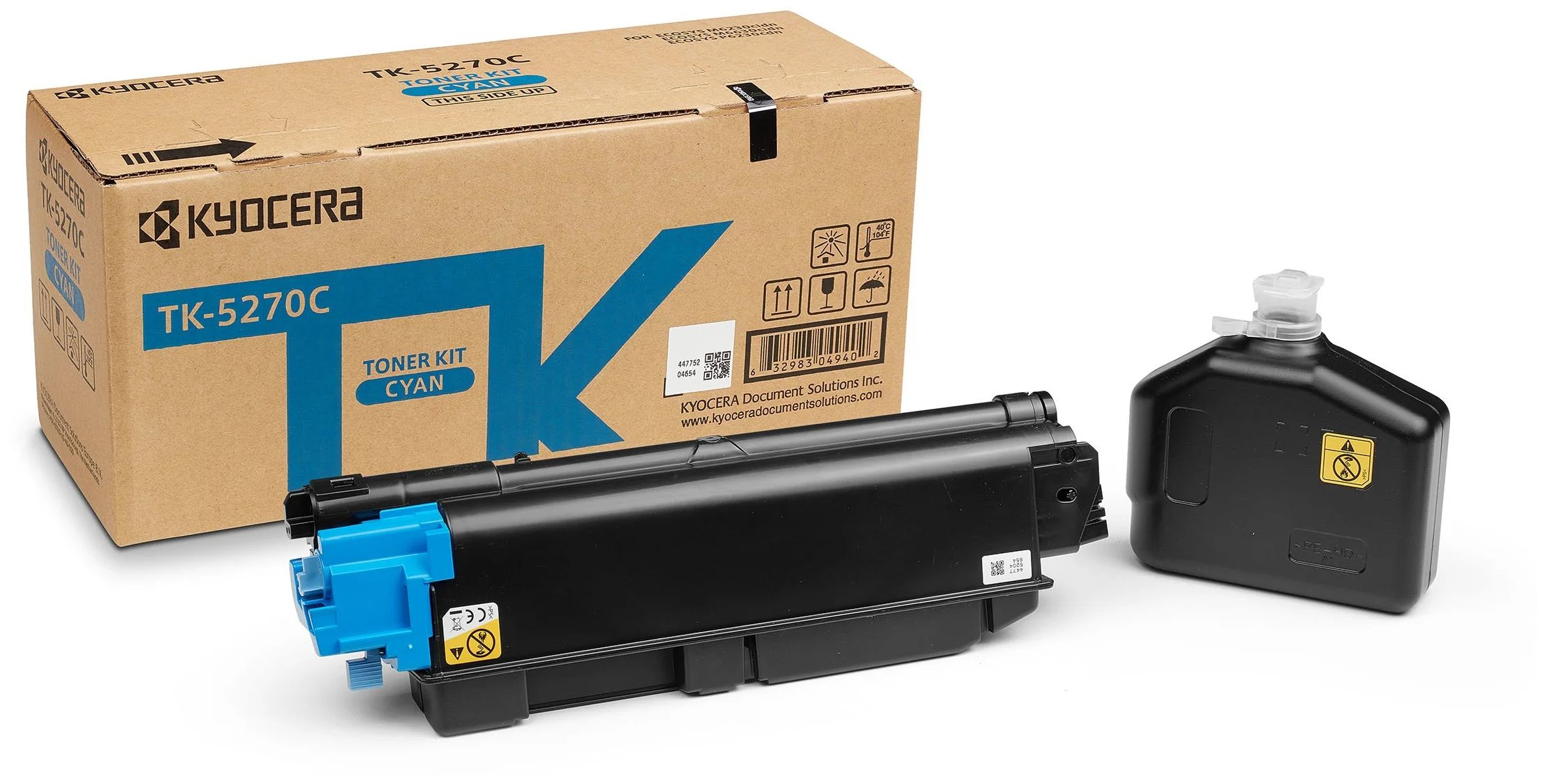 

Картридж для лазерного принтера Kyocera TK-5270C (TK-5270C) голубой, оригинальный, TK-5270C