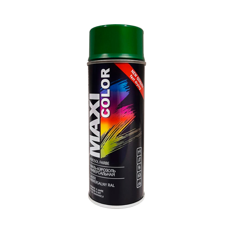 фото Краска зеленая листва аэрозоль 400мл maxi color maxi color 6002