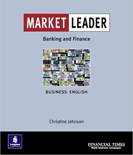 

Market Leader New edition Intermediate Banking and Finance