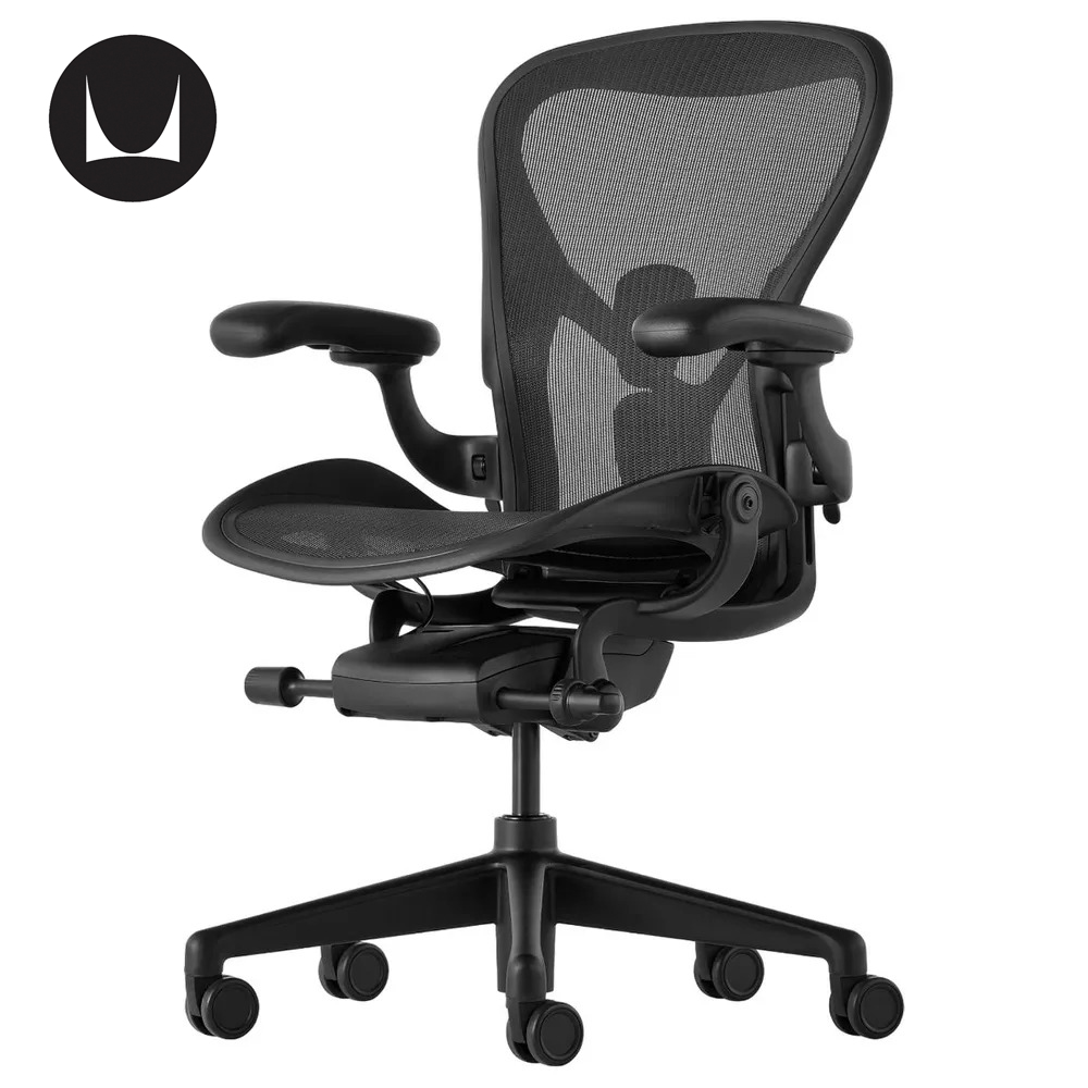 Кресло Herman Miller Aeron Graphite, размер A