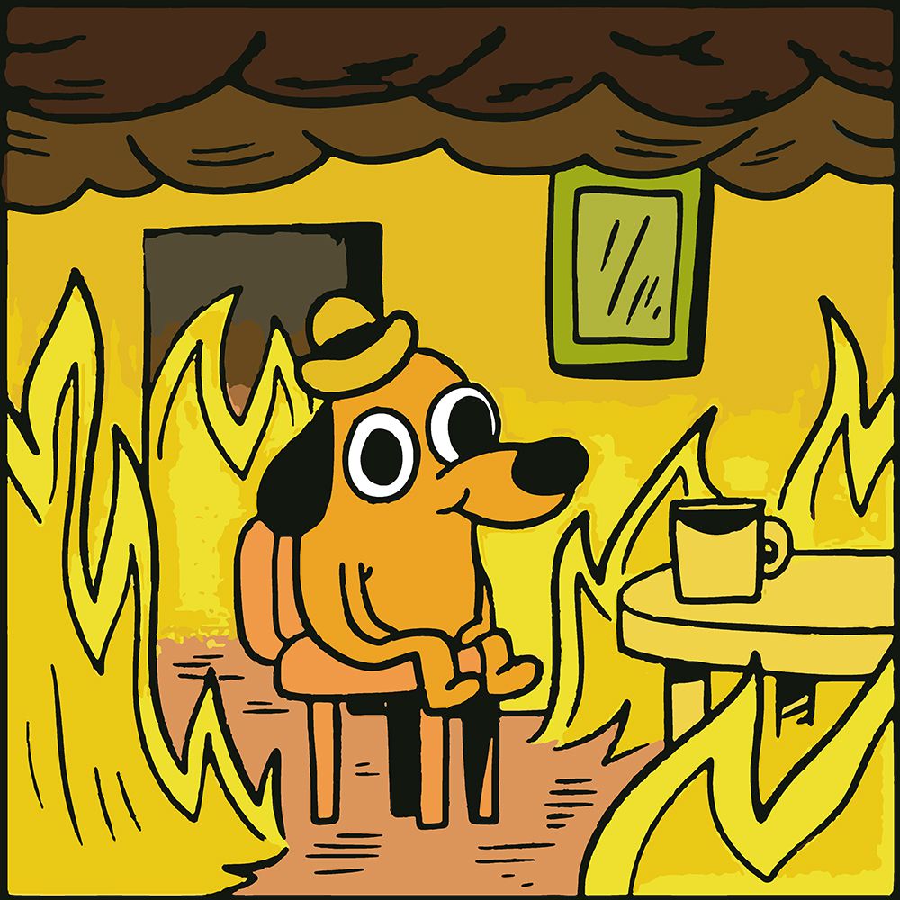 

Картина по номерам Красиво Красим This is fine, 70 х 70 см, This is fine