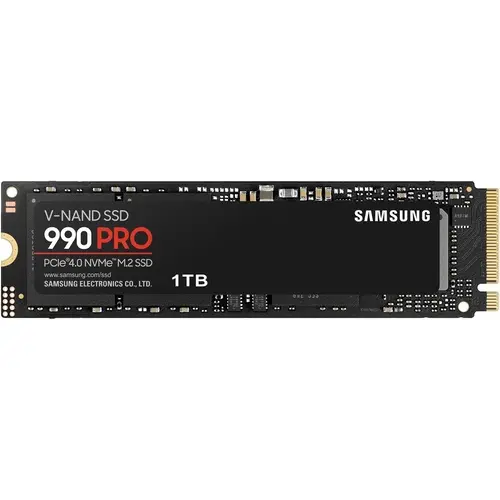 

Внутренний SSD накопитель Samsung 990 PRO Black Client SSD M.2 2280 1TB, MZ-V9P1T0B/AM