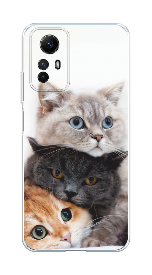 

Чехол на Xiaomi Redmi Note 12S "Пушистые мордашки", Серый;черный;оранжевый, 318950-1