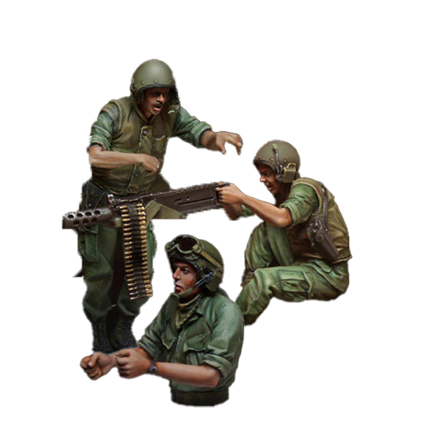 

Модель для сборки Bravo-6 Танковый экипаж 1/35 U.S. Marines Tank Crew Nam B6-35063