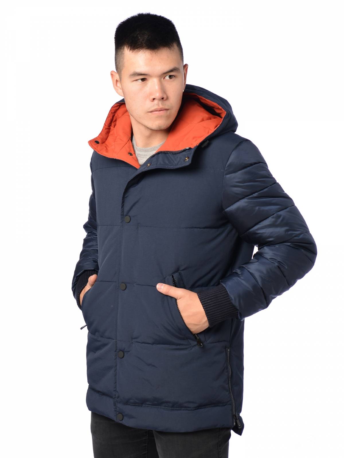 Зимняя куртка мужская Fanfaroni 3380 синяя 46 RU