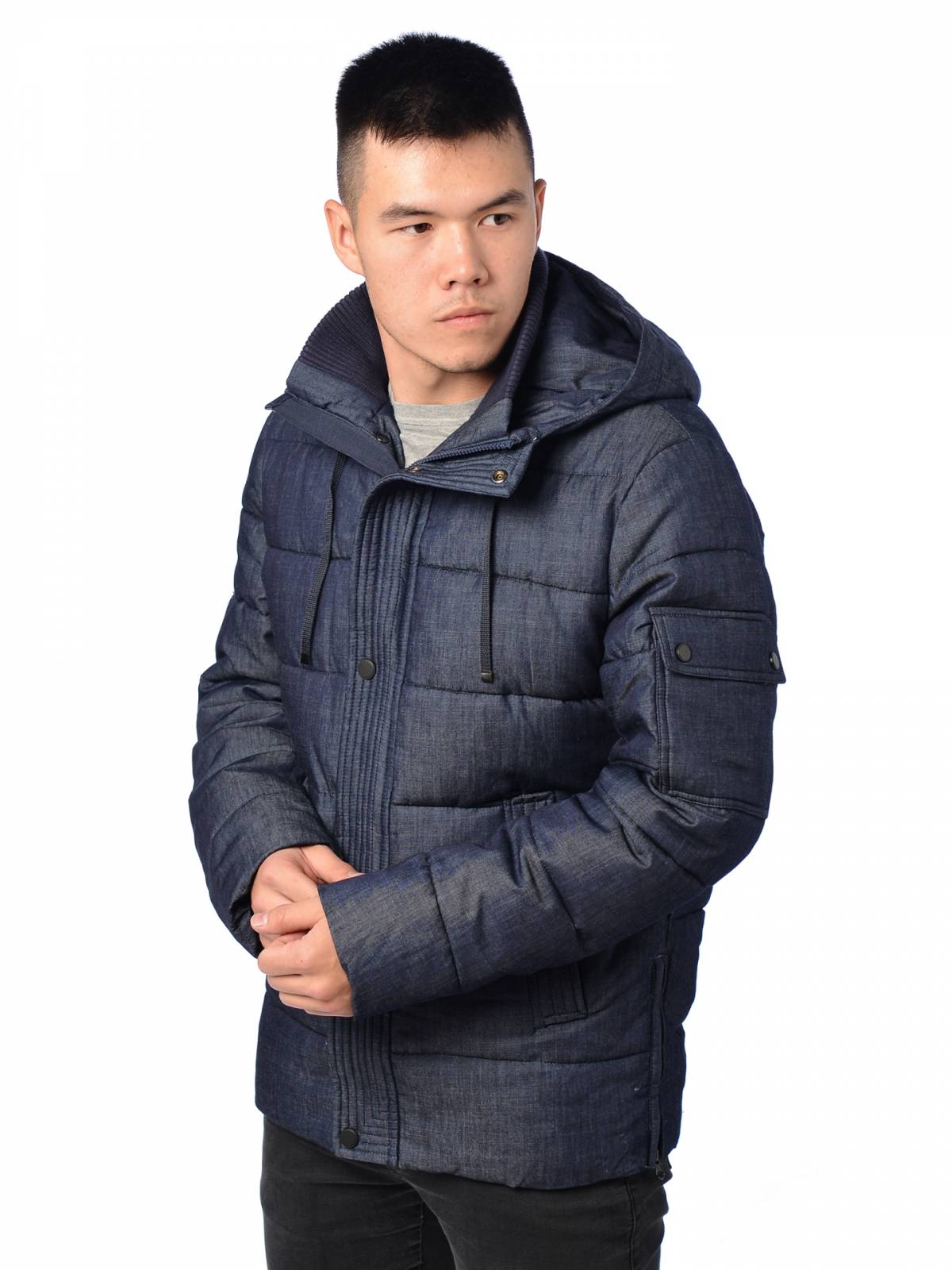 

Зимняя куртка мужская Fanfaroni 3584 синяя 50 RU, Синий, 3584