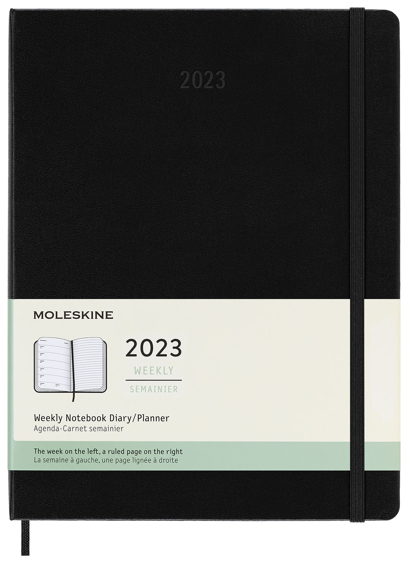 

Еженедельник Moleskine CLASSIC WKNT XL 190х250мм 144стр. черный