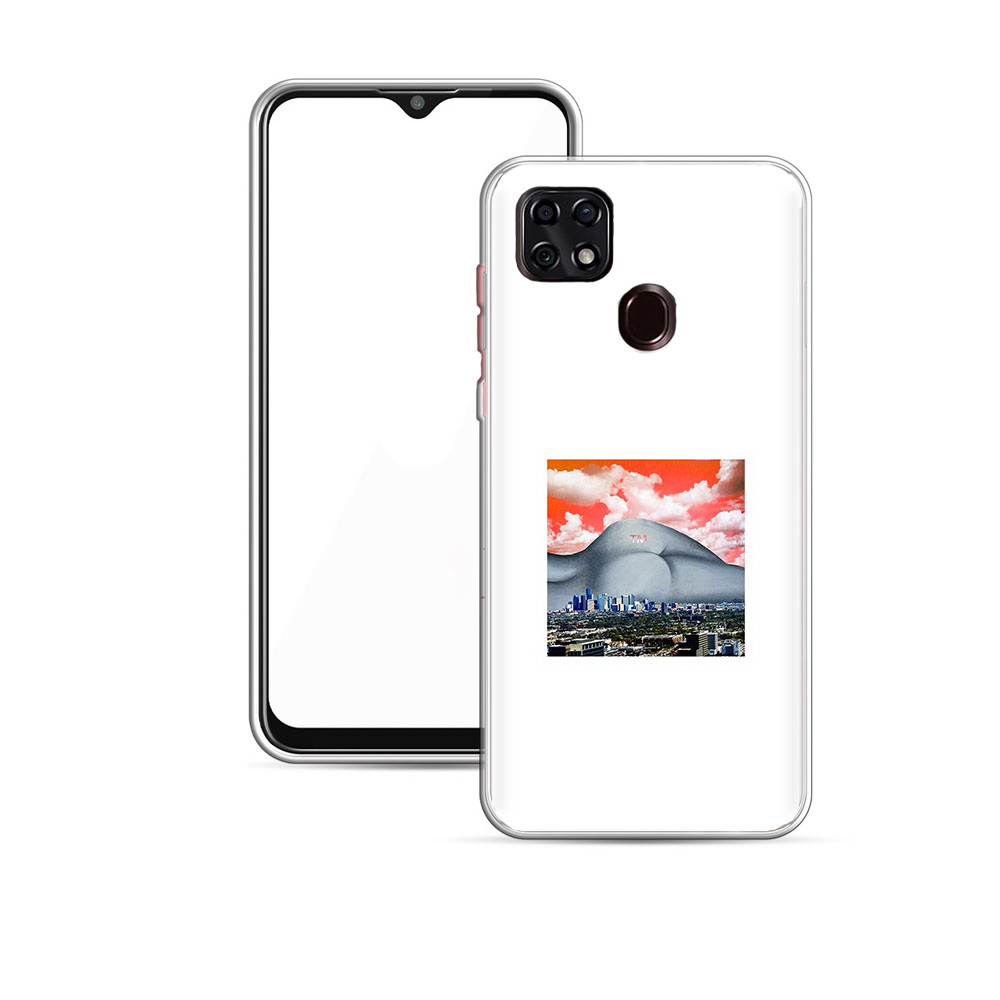 Чехол MyPads Tocco для ZTE Blade 20 Smart город с девушкой на фоне (PT226940.456.297)