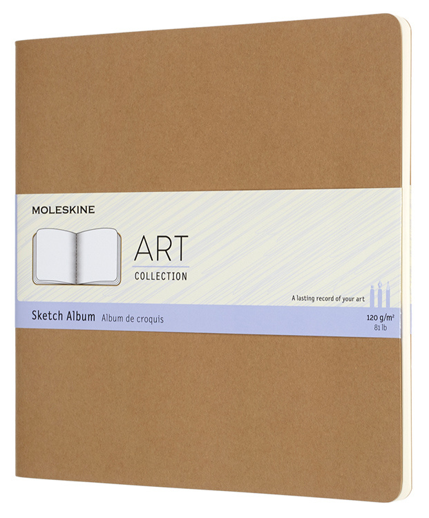 

Блокнот для рисования Moleskine ART CAHIER SKETCH ALBUM ARTSKA5P3 190x190мм обложка картон