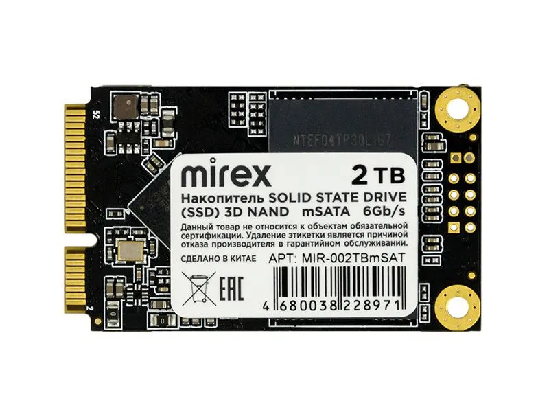 SSD накопитель MIREX 13640-002TBmSAT M.2 2242 2 ТБ