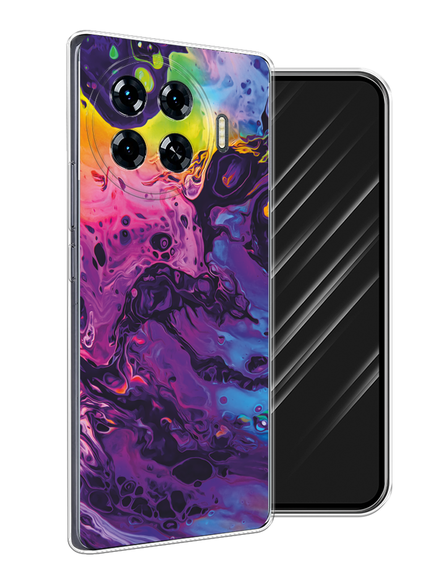 

Чехол Awog на Tecno Spark 20 Pro Plus "ACID fluid", Бордовый, 305050-1