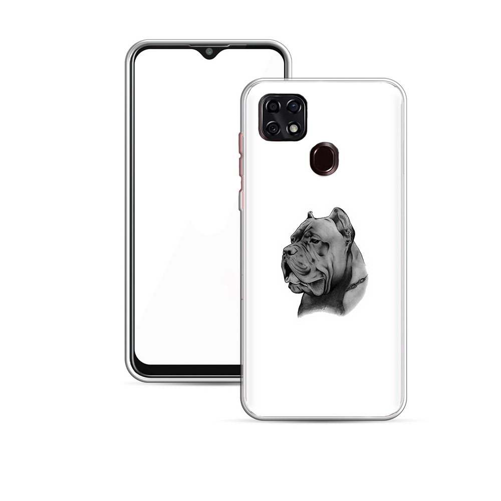 Чехол MyPads Tocco для ZTE Blade 20 Smart грозный бульдог (PT226940.456.300)