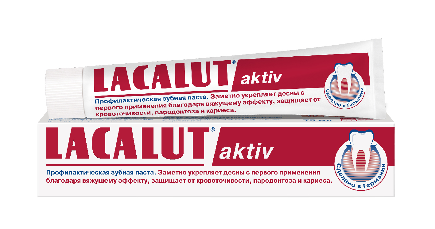 Купить Профилактическая зубная паста LACALUT® aktiv 75 мл, зубная паста 666225/666052