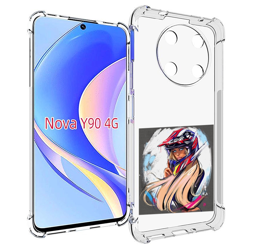 

Чехол MyPads девушка-в-шлеме для Huawei Nova Y90 (CTR-LX1) / Enjoy 50 Pro, Tocco