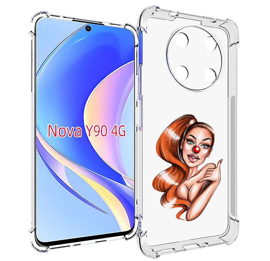 

Чехол MyPads девушка-клоун для Huawei Nova Y90 (CTR-LX1) / Enjoy 50 Pro, Tocco