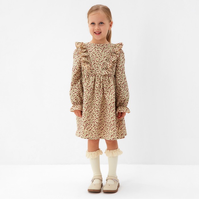 

Платье детское MINAKU Cotton collection, бежевый, 92