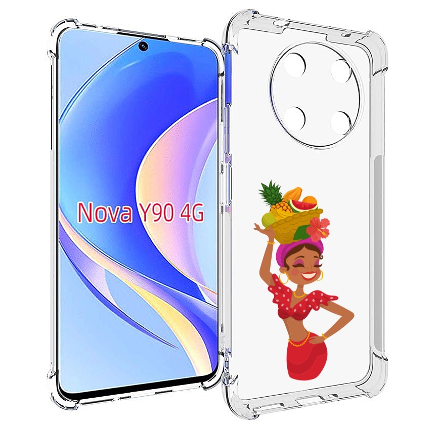 

Чехол MyPads девушка-мулатка для Huawei Nova Y90 (CTR-LX1) / Enjoy 50 Pro, Tocco