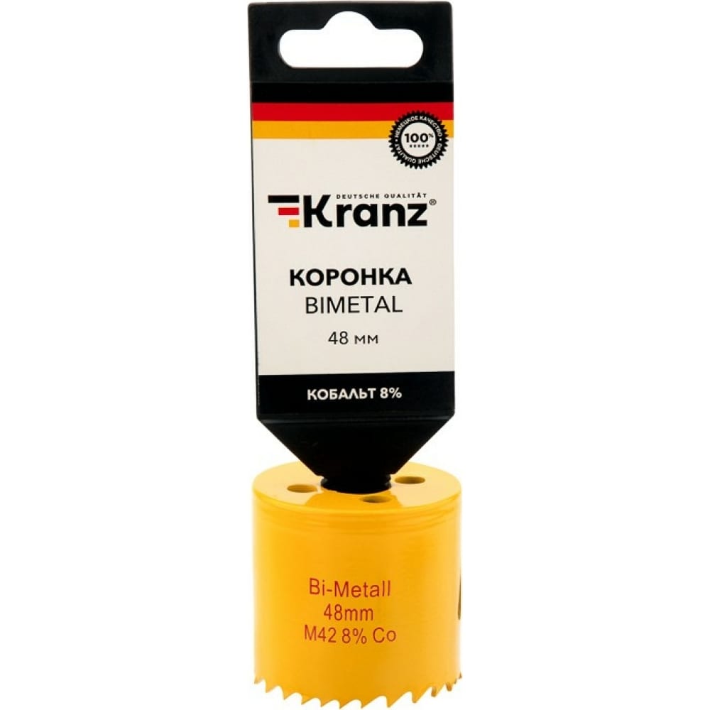 

Коронка биметаллическая 48 мм KRANZ KR-92-0224