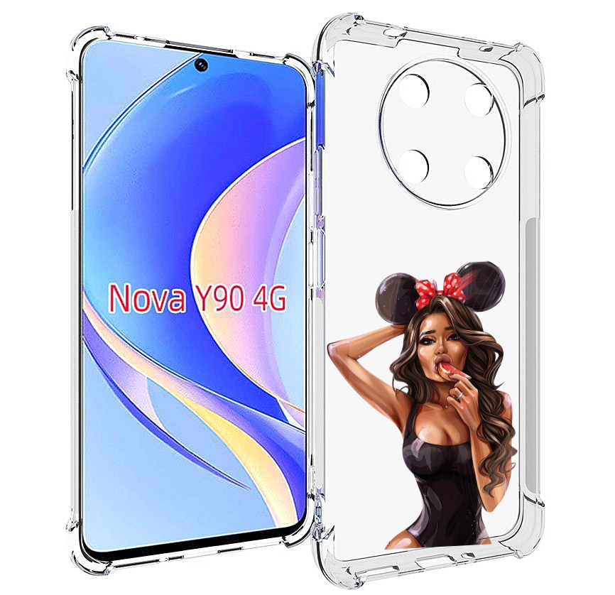 

Чехол MyPads девушка-с-грейпфрутом женский для Huawei Nova Y90 (CTR-LX1) / Enjoy 50 Pro, Tocco