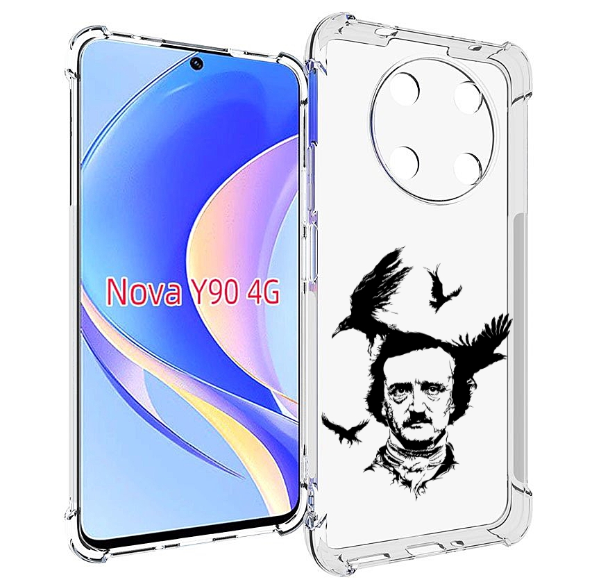 

Чехол MyPads Эдгар Аллан черно белый для Huawei Nova Y90 (CTR-LX1) / Enjoy 50 Pro, Tocco
