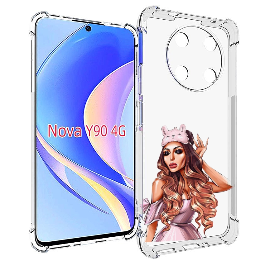 

Чехол MyPads девушка-с-маской-для-сна женский для Huawei Nova Y90 (CTR-LX1) / Enjoy 50 Pro, Tocco