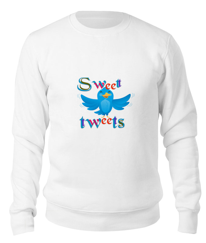 

Свитшот Printio Sweet tweets белый 2XL, Sweet tweets