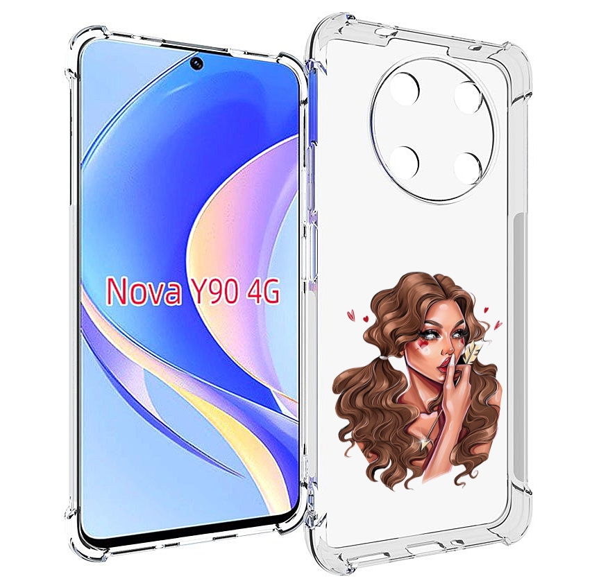 

Чехол MyPads девушка-со-стрелой женский для Huawei Nova Y90 (CTR-LX1) / Enjoy 50 Pro, Tocco