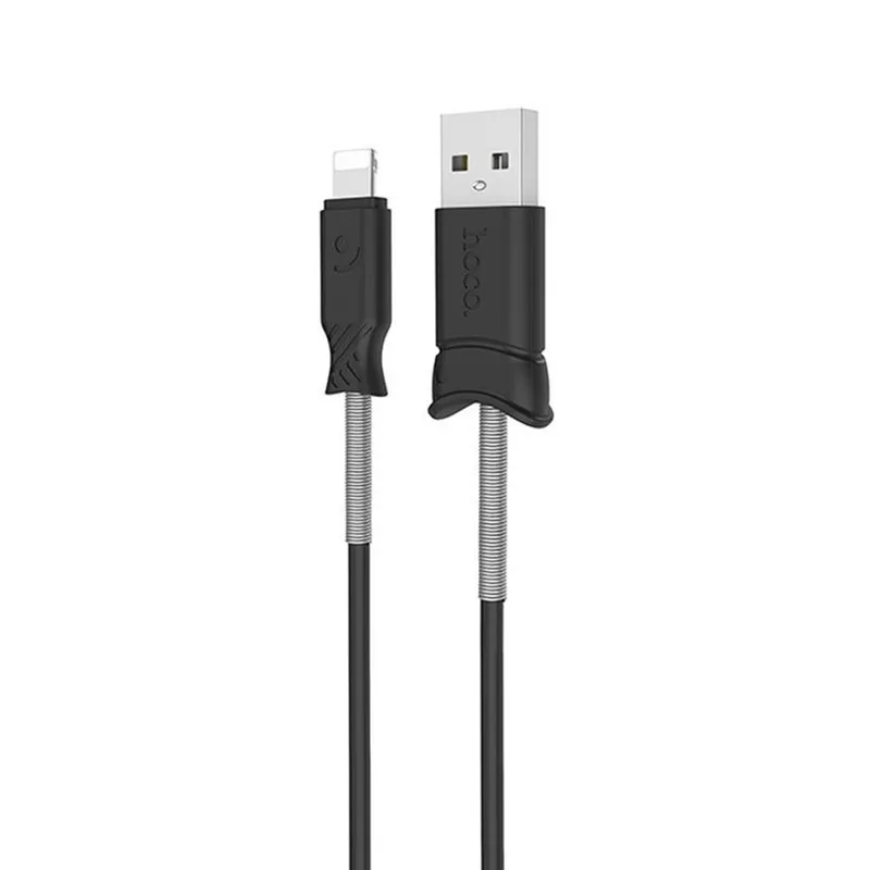

Кабель Lightning-USB Hoco 1м черный