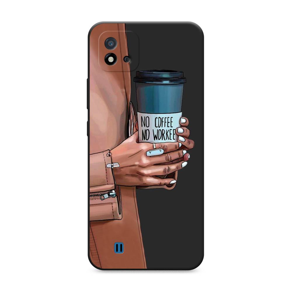 

Чехол Awog на Realme C11 (2021) "No coffee", Разноцветный, 257552-1