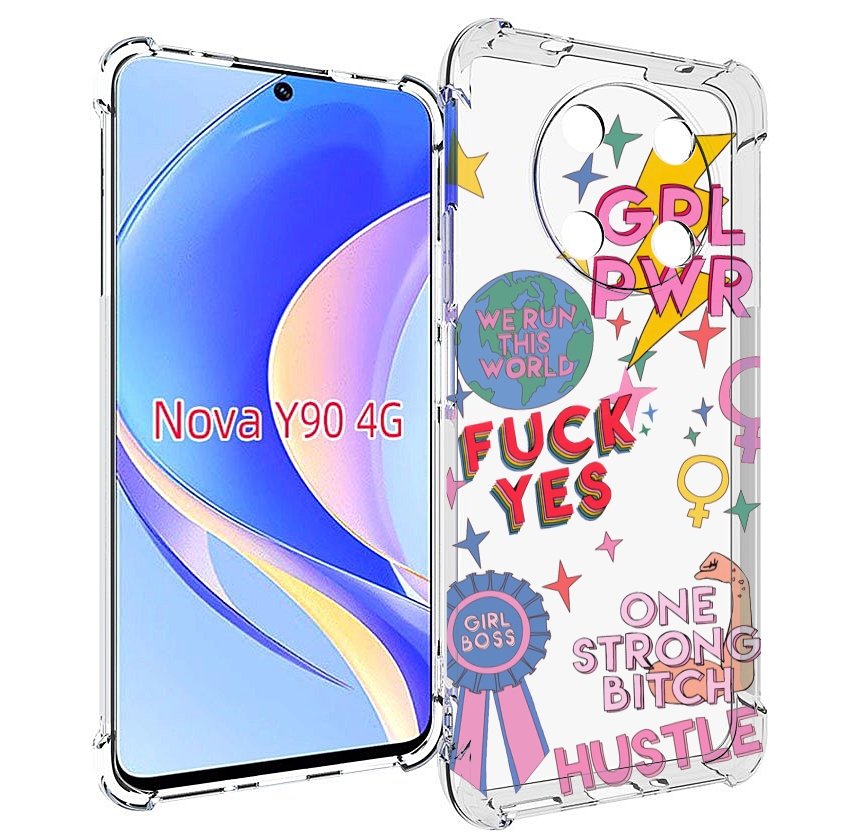 

Чехол MyPads девушки-боссы женский для Huawei Nova Y90 (CTR-LX1) / Enjoy 50 Pro, Tocco