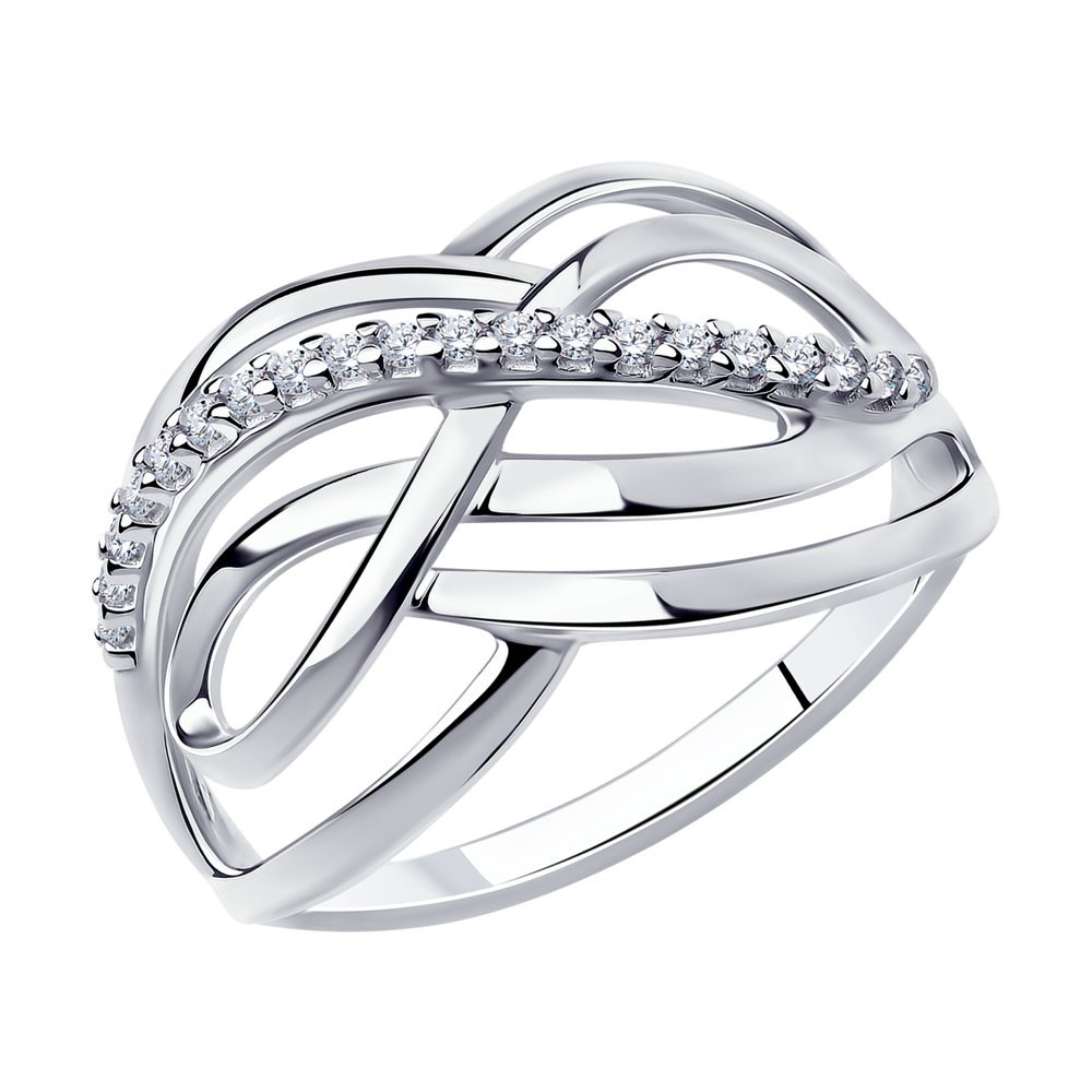 

Кольцо из серебра р. 20 Diamant 94-110-00696-1, фианит, 94-110-00696-1