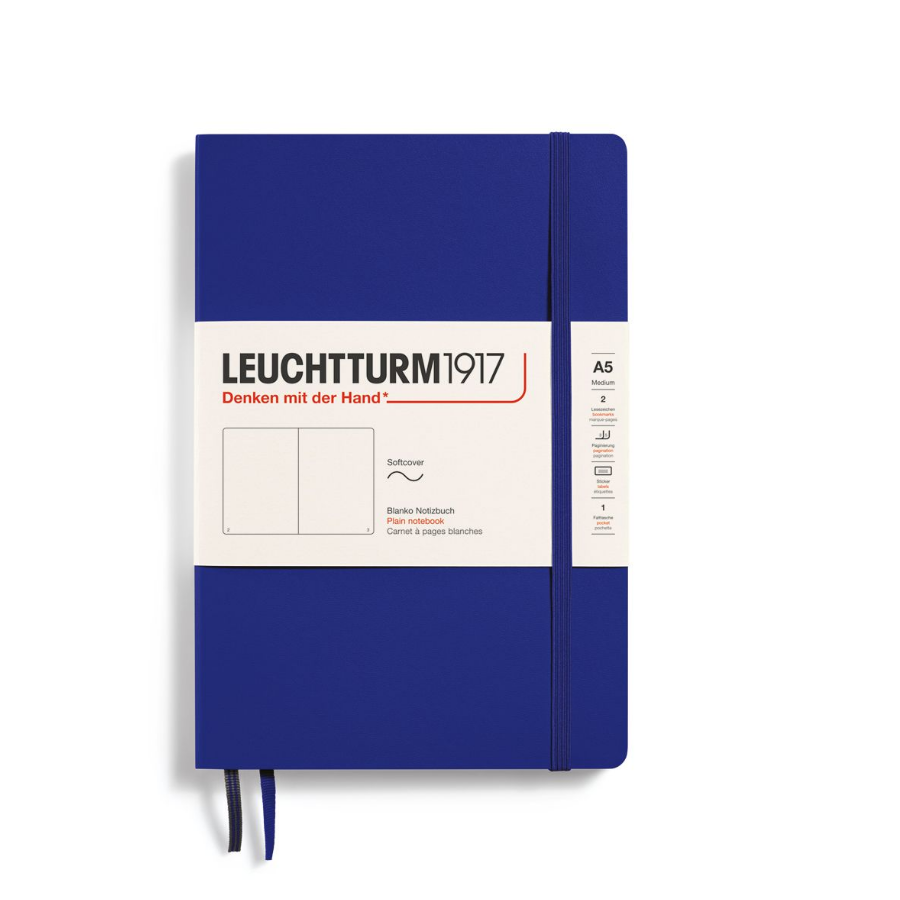 

Блокнот Leuchtturm1917 Classic 369804 A5 14,5x21см 80г 123 страницы без линовки